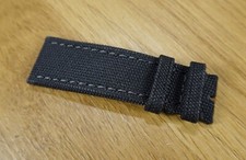 ORIGINAL BREITLING 24 - 20 Military Kalbsleder Band PVD 104W nur 1 BANDHÄLFTE!