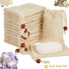 Sisal Seifenbeutel Dusche Bad Peeling Seifensparer Beutel Halter für Bad