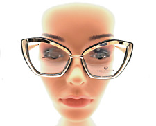 Brillengestell frankie morello Brillenrahmen Vollrand Butterfly Black Damen NEU