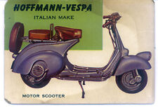 Sammelkarte Hoffmann Vespa US 1953 CARS MAGAZINE T.C.G. Ptd. U.S.A. 1953  #129