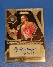 Bret Hart Panini Prizm Autogramm
