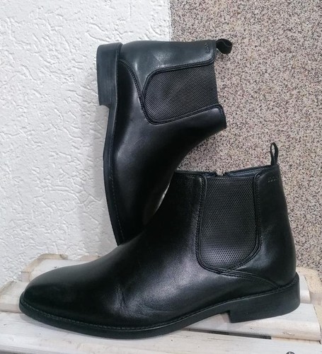 Men joop boots black leather - boots,