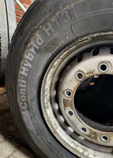 8x Continental Conti Hybrid HT3 – 385/65 R22.5 – mit Felge – LKW/Trailer
