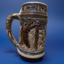 Steingut Scherzkrug/ Bierkrug ,Musterschutz 158. Höhe 15cm Ohne Makel, Zustand 2