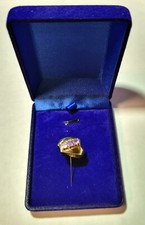 GOLD Damenring Gold 333/8 mit 3 blauen Ametyst Steinen, 2,16 g Gesamtgewicht