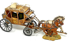 Wildwest Kutsche  Hausser Elastolin 7cm Serie (499)
