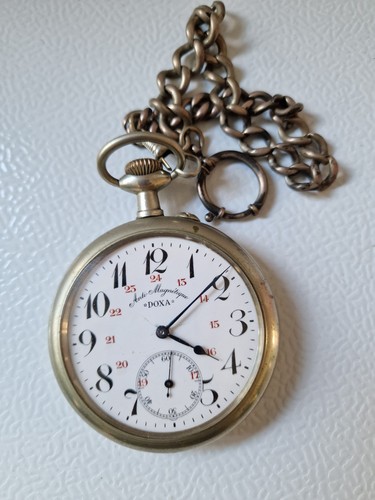 Taschenuhr antik marke doxa - taschenuhr,