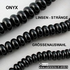 Onyx Strang Achat schwarz