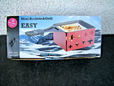 "EASY" мini raclette und grill-ofen ohne Strom.neu.