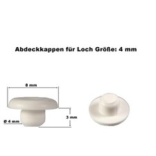 10 Stück Abdeckkappen