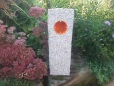 Gartensteckdose Granit Stele