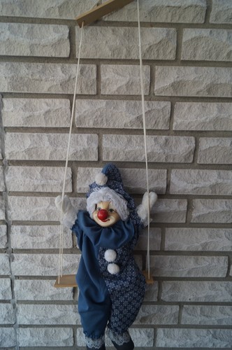 Gepflegte ältere clown puppe - gepflegte,ältere,