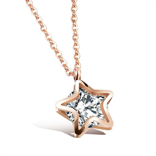 Damen halskette edelstahl - damen,