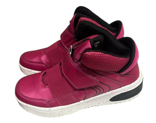 Geox fuchsia black sneaker - geox, fuchsia/black