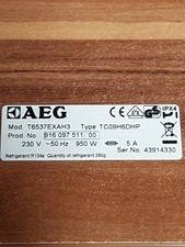 AEG Trockner T6537EXAH3 Type