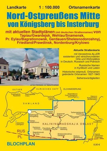 Landkarte nord ostpreußens - landkarte, nord-ostpreußens