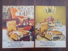 Muratti Ambassador, Zigaretten cigarettes, Werbung advert, 1967