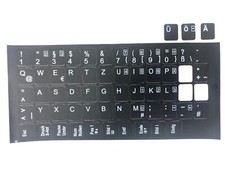 DE 58 Tasten Tastaturaufkleber Tastatur Aufkleber für Dell, HP, Asus Notebook