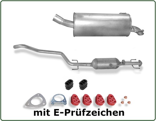 Auspuff set opel zafira - auspuff, b