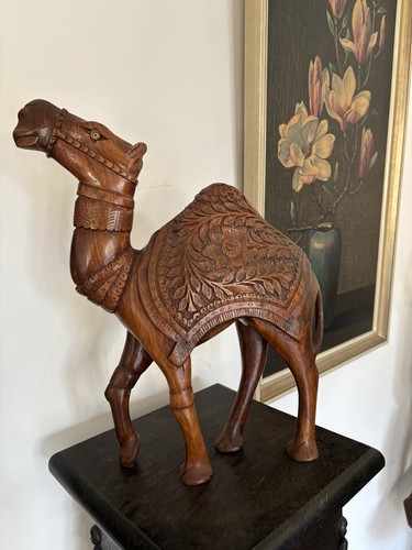 Vintage kamelfigur - vintage,