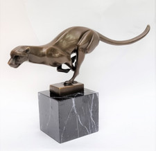 Bronze Skulptur Panther Puma