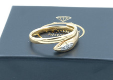 Goldring mit Diamant in Gold
