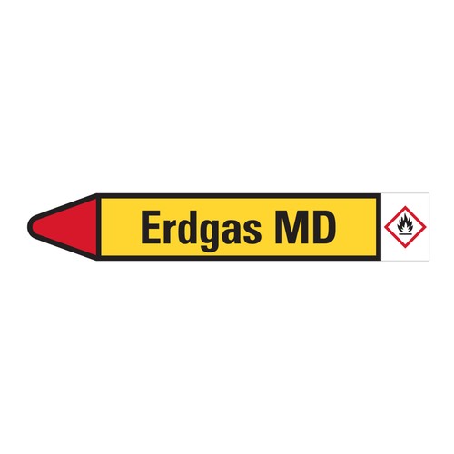 Rohrleitungskennz erdgas md - rohrleitungskennz.,