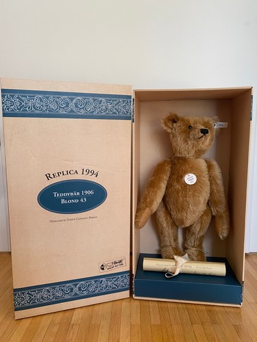 Steiff teddybär 1906 blond - 1906,,