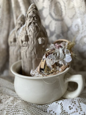 ZELL antiker NACHTTOPF Keramik Art Deco VINTAGE Brocante SHABBY