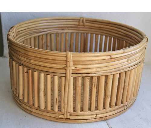 Rattan korb tablett - rattan-,