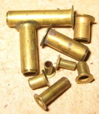 20 Hohlnieten Rohrnieten aus