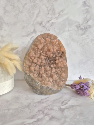 Sugar amethyst cutbase - amethyst, peach