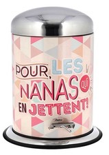 Mülleimer Pour les Nanas B- Ware Papierkorb Tretmülleimer Badezimmer Mädchen
