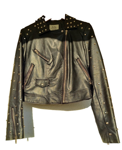 Damen leder jacke kurz - leder,