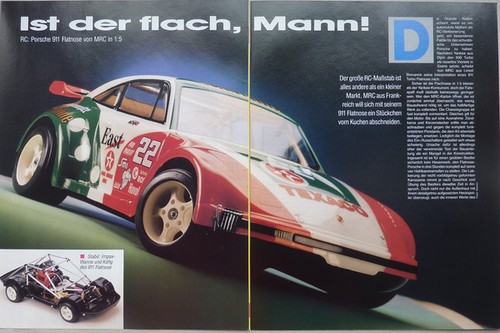 Porsche 911 flatnose - 911, rc-modell
