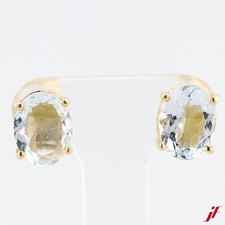Ohrstecker 18K/750 Gelbgold Aquamarin ca. 2,50ct - Wert 2.200€