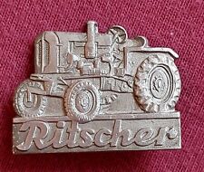 Alte Anstecknadel Brosche Ritscher Traktor Landwirtschaft (290)