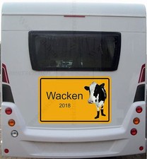 30cm Sticker Wacken Cow
