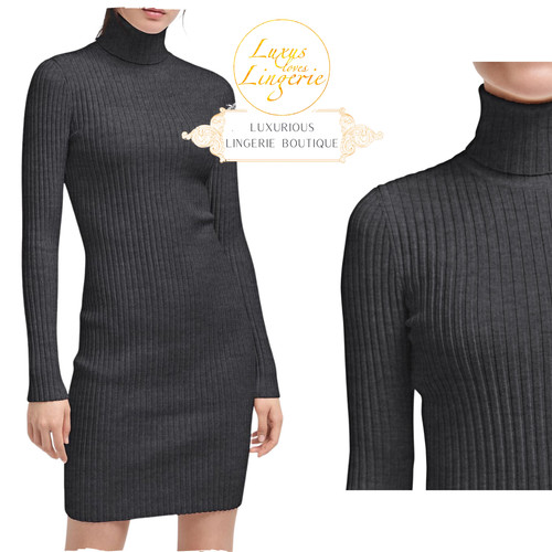 Merino rib dress wolford - merino,