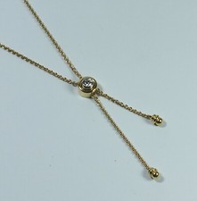 Brillant  Y  -  Collier 0,11 ct VSI 1    .750 Gold    # G 5917