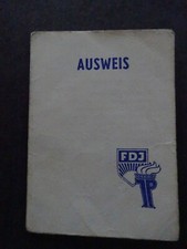 FDJ, AUSWEIS, Jugend, Jugendbewegung, JP, Funktionär, Pionier