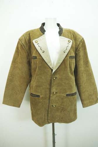 Stickerei lederjacke neuwertig - stickerei,