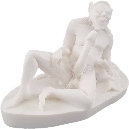 3cm alabaster figur - 12,3cm,