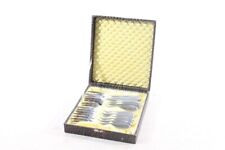 alter Besteckkasten mit 12 x Kuchengabel ABS altes Design Vintage Besteck Gabel