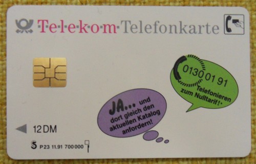 Telefonkarte deutschl 23 - p,