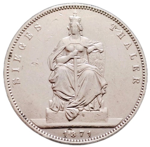 Preußen thaler 1871 silber - thaler,