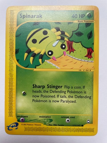 Pokémon spinarak 111 147 - nm,