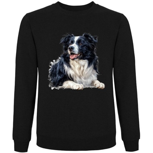 Sweatshirt schwarz border - sweatshirt,