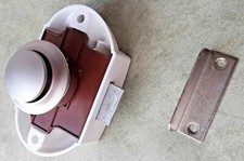 Möbelschloss Push Lock silber