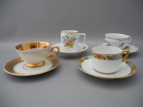 Mokkatassen mit untertasse - 4,